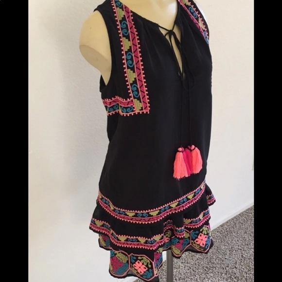 ✨SALE ☀️Beautiful Gianni Bini Boho Mini Dress✨💃🏽 - Picture 3 of 7